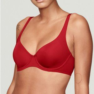 NWT Cuup Scoop Bra - Cerise 34G